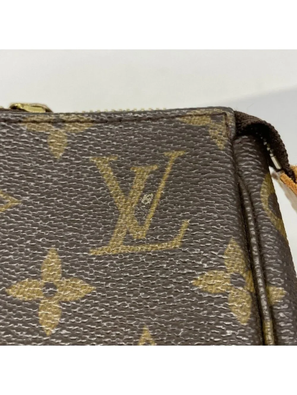 Louis Vuitton Pouch Monogram Pochette Soirle Brown